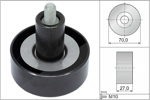 Schaeffler Ina Umlenk-/Führungsrolle, Keilrippenriemen [Hersteller-Nr. 532065710] für Kia, Hyundai