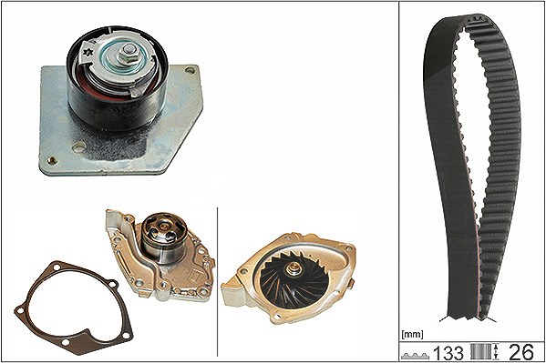 Schaeffler Ina Wasserpumpe + Zahnriemensatz [Hersteller-Nr. 530057930] für Renault, Suzuki