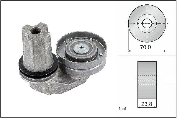 Schaeffler Ina Spannarm, Keilrippenriemen [Hersteller-Nr. 534063510] für Land Rover