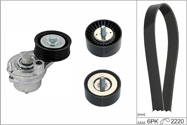 Schaeffler Ina Keilrippenriemensatz [Hersteller-Nr. 529040210] für Vauxhall, Chevrolet, Opel