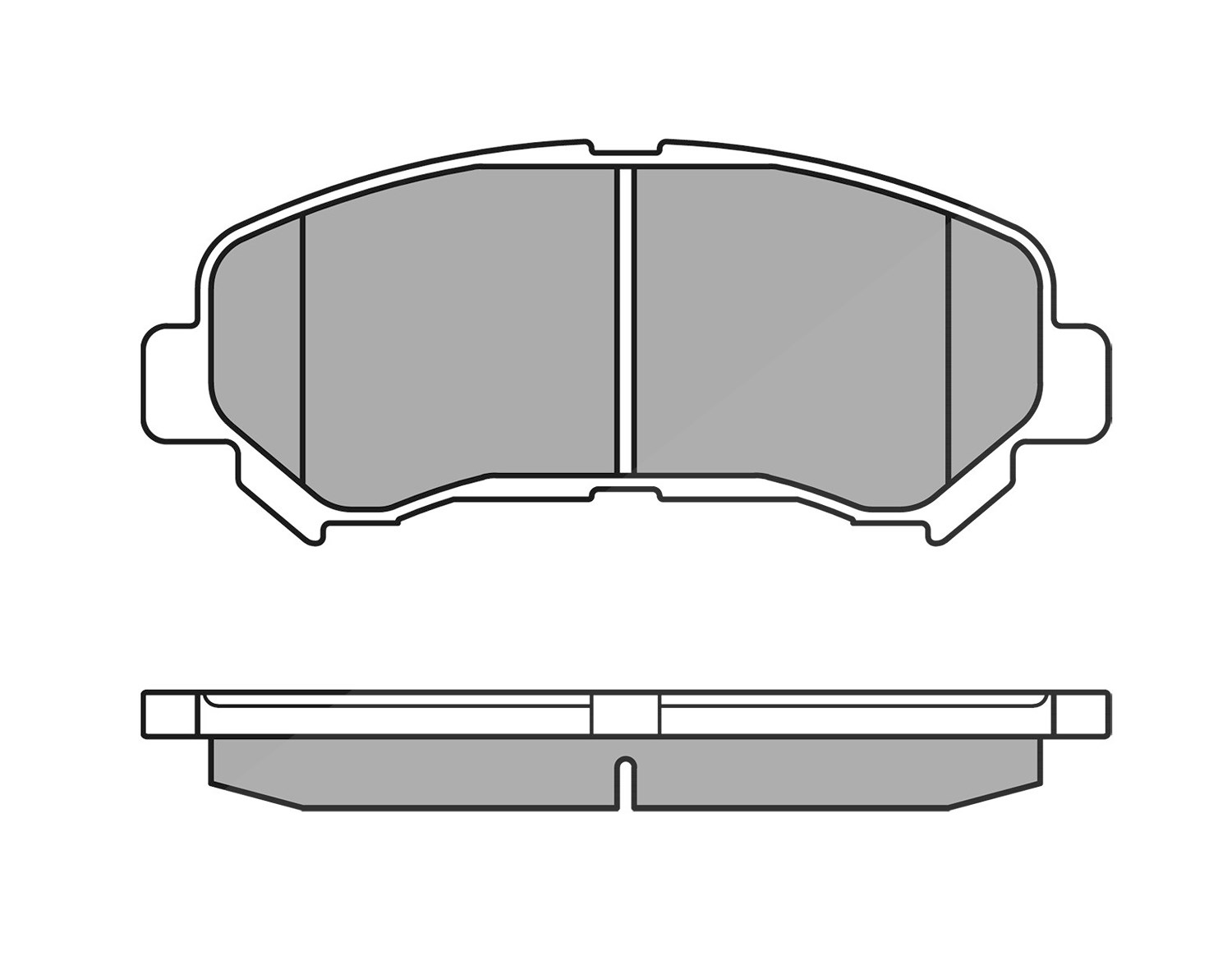 Meyle Bremsbelagsatz, Scheibenbremse [Hersteller-Nr. 0252463217] für Suzuki, Renault, Nissan