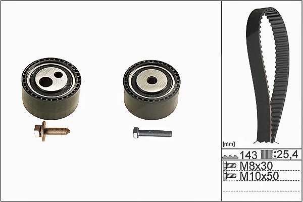 Schaeffler Ina Zahnriemensatz [Hersteller-Nr. 530044710] für Citroën, Peugeot