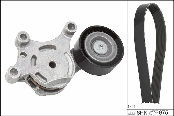 Schaeffler Ina Keilrippenriemensatz [Hersteller-Nr. 529026110] für Citroën, Mazda, Peugeot, Ford, Ds, Volvo