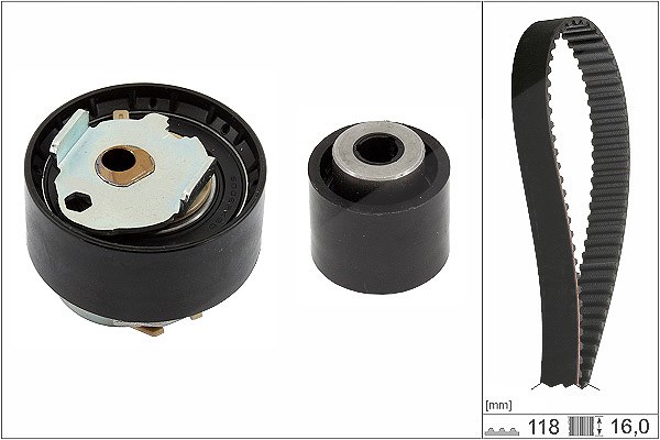 Schaeffler Ina Zahnriemensatz [Hersteller-Nr. 530072810] für Citroën, Toyota, Vauxhall, Ds, Opel, Peugeot