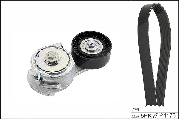 Schaeffler Ina Keilrippenriemensatz [Hersteller-Nr. 529047810] für Abarth