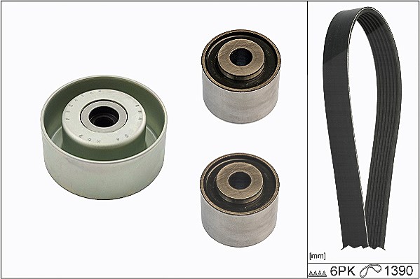 Schaeffler Ina Keilrippenriemensatz [Hersteller-Nr. 529015710] für Fiat, Citroën, Peugeot