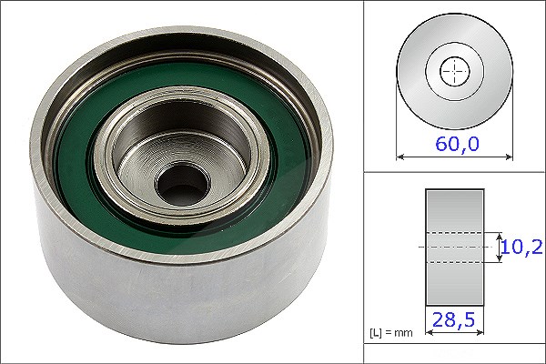 Schaeffler Ina Umlenk-/Führungsrolle, Zahnriemen [Hersteller-Nr. 532059910] für Mitsubishi