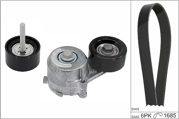 Schaeffler Ina Keilrippenriemensatz [Hersteller-Nr. 529042110] für Opel, Vauxhall