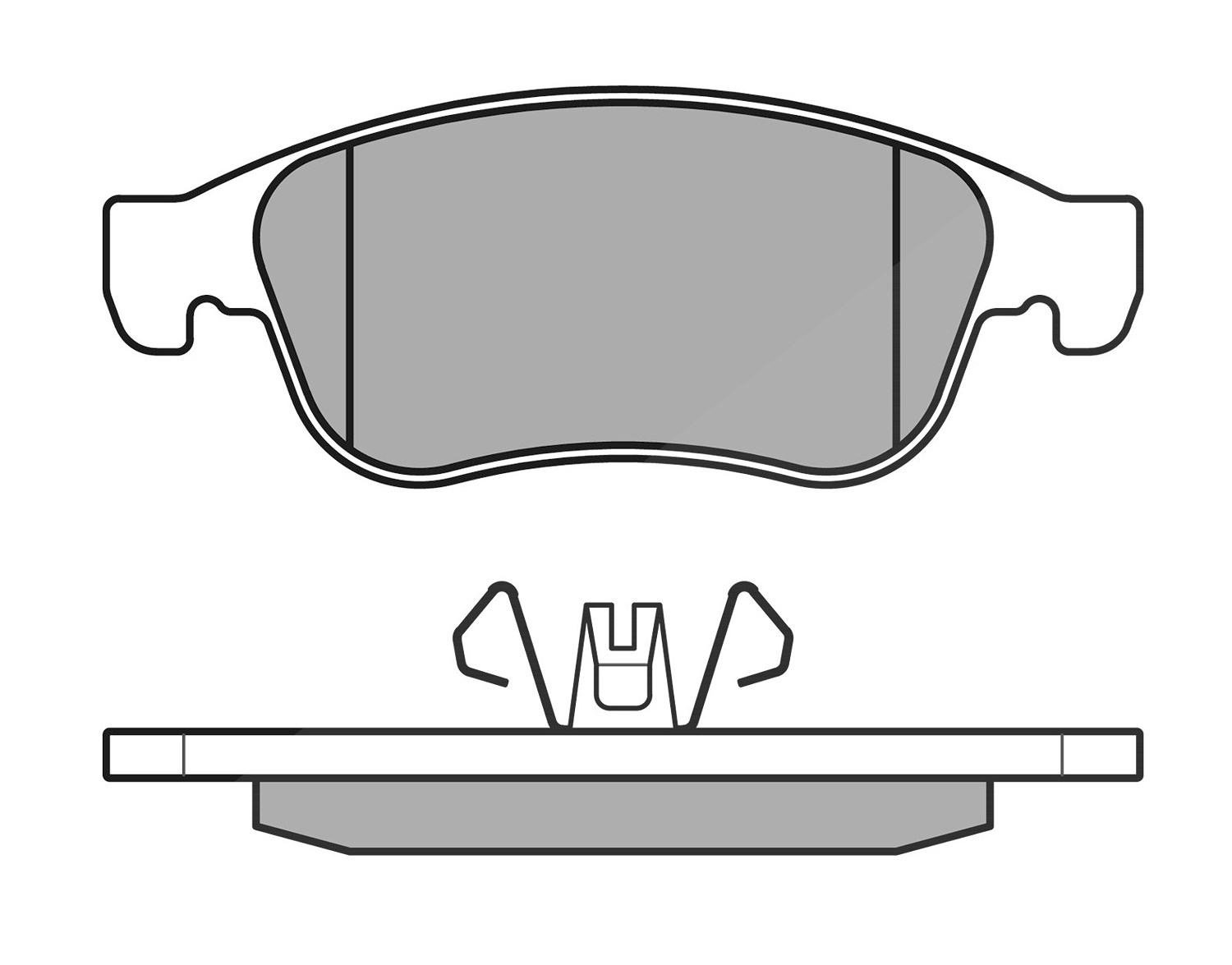 Meyle Bremsbelagsatz, Scheibenbremse [Hersteller-Nr. 0252491418] für Dacia, Nissan, Renault