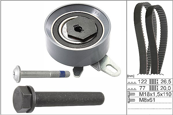 Schaeffler Ina Zahnriemensatz [Hersteller-Nr. 530040610] für VW