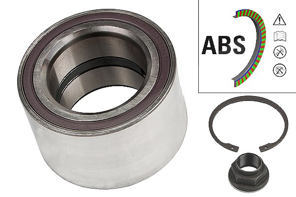 Schaeffler Fag Radlagersatz [Hersteller-Nr. 713640550] für Fiat, Opel, Vauxhall, Citroën, Peugeot