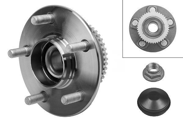 Schaeffler Fag Radlagersatz [Hersteller-Nr. 713613970] für Nissan