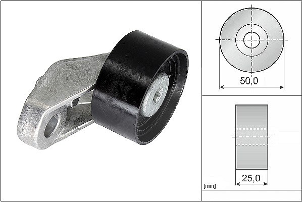 Schaeffler Ina Umlenk-/Führungsrolle, Zahnriemen [Hersteller-Nr. 532086110] für VW, Audi, Skoda, Seat