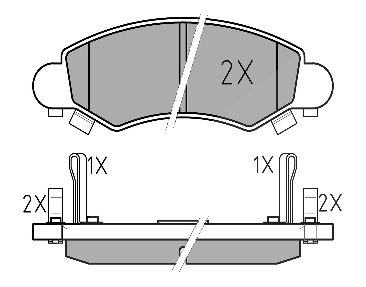 Meyle Bremsbelagsatz, Scheibenbremse [Hersteller-Nr. 0252325316/W] für Suzuki, Subaru, Opel, Vauxhall