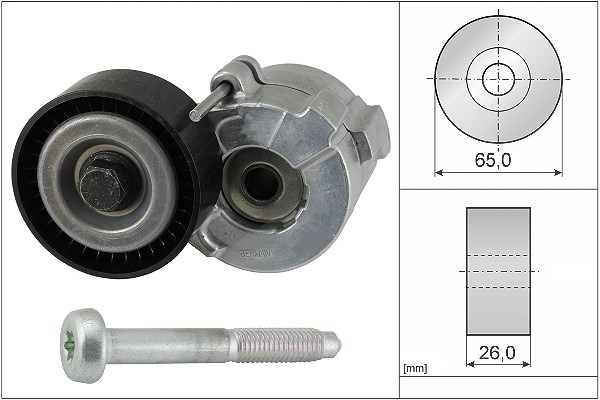 Schaeffler Ina Spannarm, Keilrippenriemen [Hersteller-Nr. 534061010] für Saab, Opel, Lancia, Vauxhall, Cadillac, Fiat, Alfa Romeo, Suzuki
