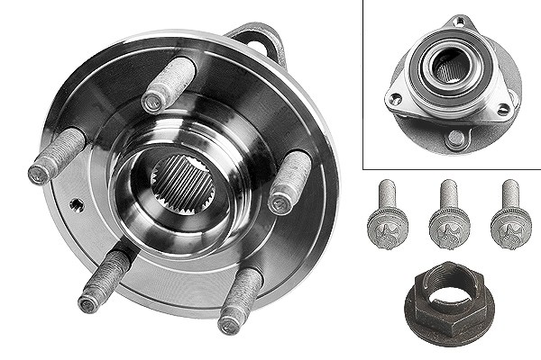 Schaeffler Fag Radlagersatz [Hersteller-Nr. 713644910] für Opel, Vauxhall, Chevrolet