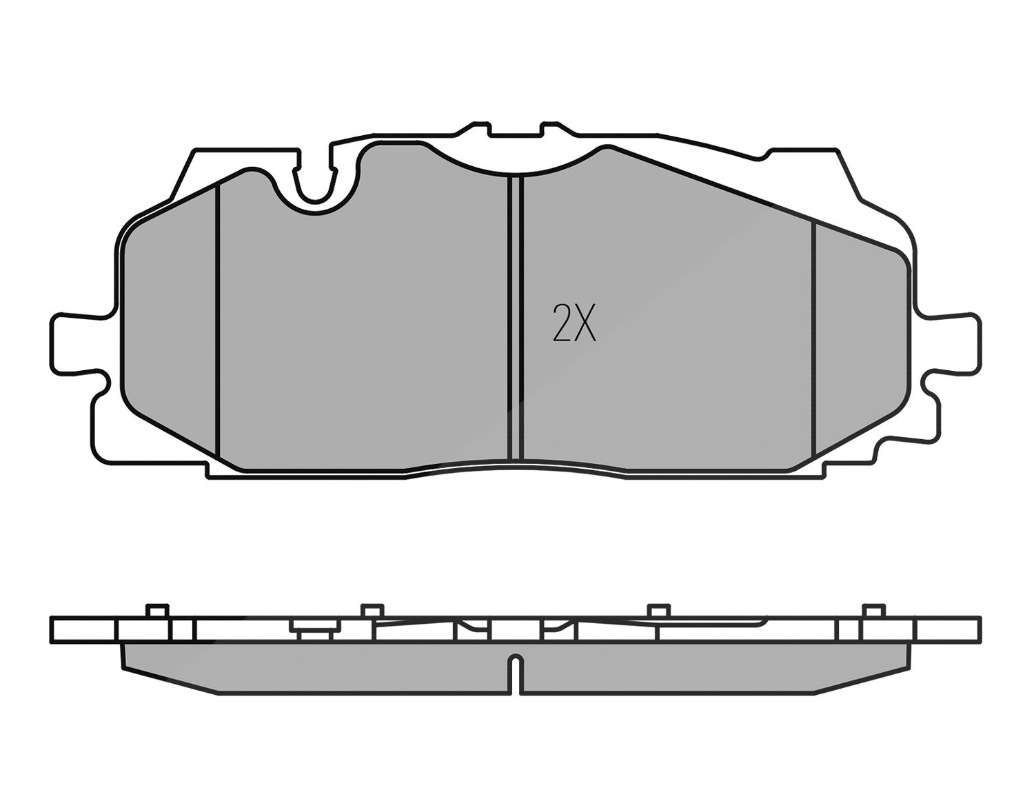 Meyle Bremsbeläge vorne (Satz) [Hersteller-Nr. 0252586117] für VW, Audi
