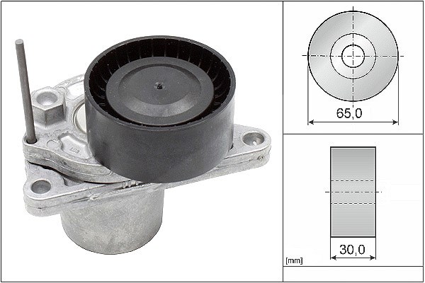 Schaeffler Ina Spannarm, Keilrippenriemen [Hersteller-Nr. 534062410] für Fiat, Renault, Nissan, Mercedes-Benz, Opel, Vauxhall