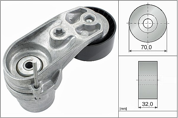 Schaeffler Ina Spannarm, Keilrippenriemen [Hersteller-Nr. 534043310] für BMW, Alpina