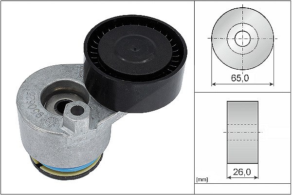 Schaeffler Ina Spannarm, Keilrippenriemen [Hersteller-Nr. 534014130] für Nissan, Renault