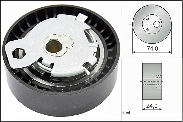 Schaeffler Ina Spannrolle, Zahnriemen [Hersteller-Nr. 531049710] für Ford
