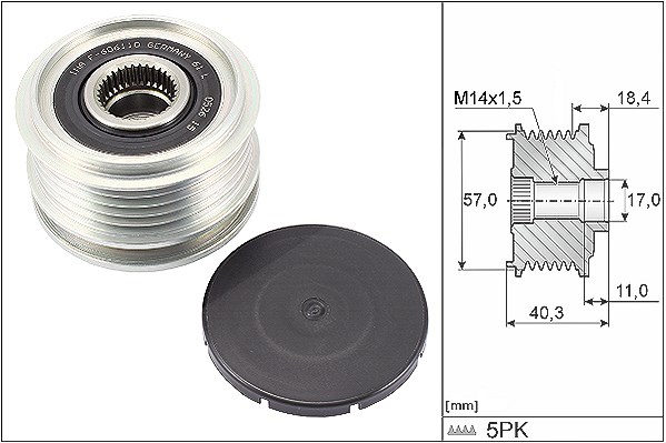 Schaeffler Ina Generatorfreilauf [Hersteller-Nr. 535029510] für Kia, Hyundai