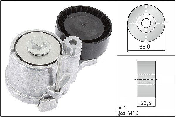 Schaeffler Ina Spannarm, Keilrippenriemen [Hersteller-Nr. 534066110] für Opel, Vauxhall