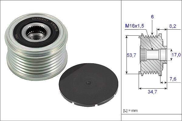Schaeffler Ina Generatorfreilauf [Hersteller-Nr. 535022410] für Opel, Vauxhall
