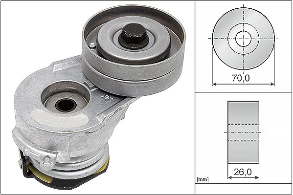Schaeffler Ina Spannarm, Keilrippenriemen [Hersteller-Nr. 534008230] für Vauxhall, Chevrolet, Opel