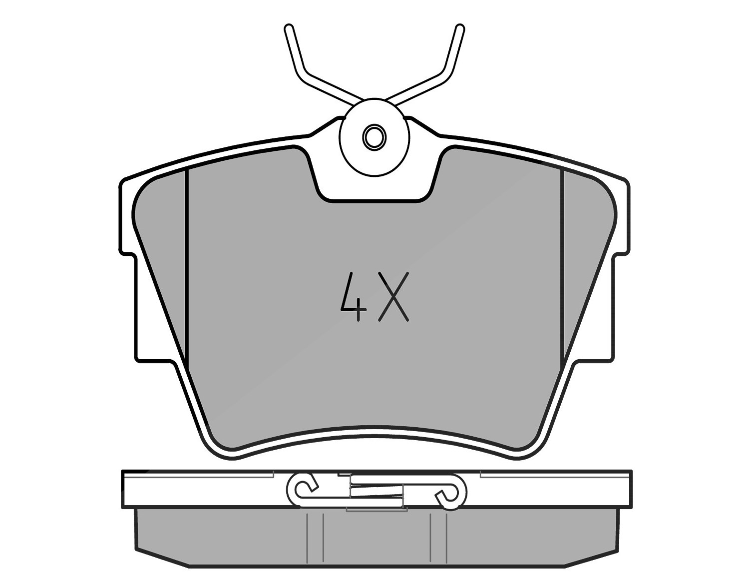 Meyle Bremsbeläge hinten (Satz) [Hersteller-Nr. 0252398017] für Fiat, Vauxhall, Nissan, Renault, Opel