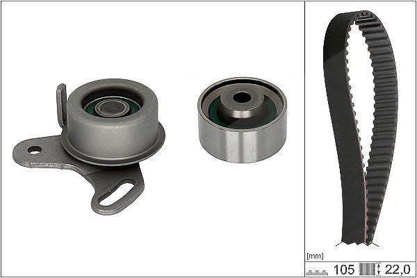 Schaeffler Ina Zahnriemensatz [Hersteller-Nr. 530042710] für Hyundai, Kia