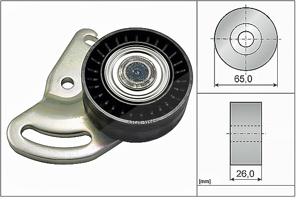 Schaeffler Ina Spannrolle, Keilrippenriemen [Hersteller-Nr. 531059130] für Nissan, Renault