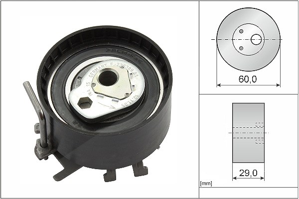 Schaeffler Ina Spannrolle, Zahnriemen [Hersteller-Nr. 531040410] für Nissan, Dacia, Proton, Renault