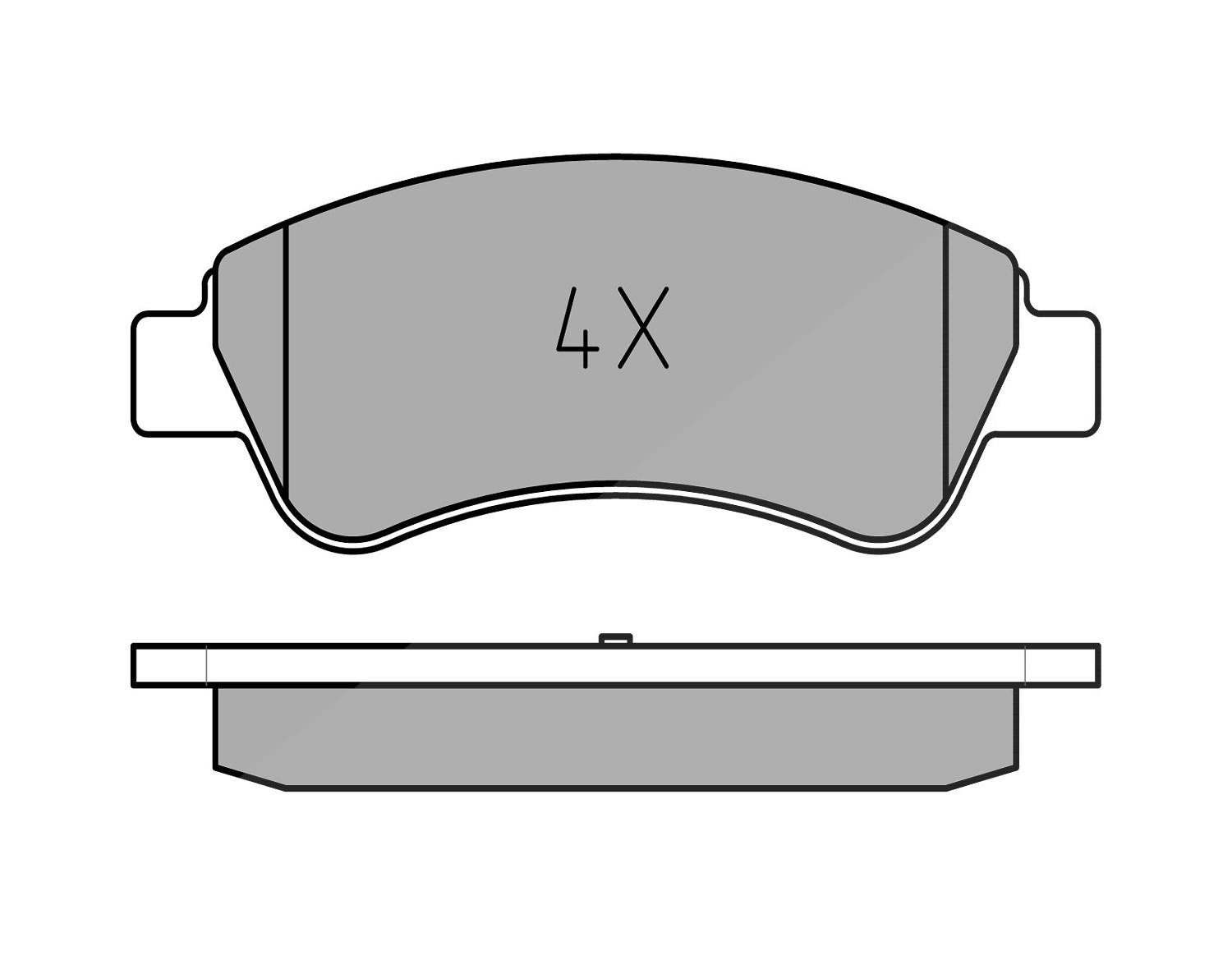 Meyle Bremsbelagsatz, Scheibenbremse [Hersteller-Nr. 0252359919] für Peugeot, Opel, Citroën, Ds, Vauxhall