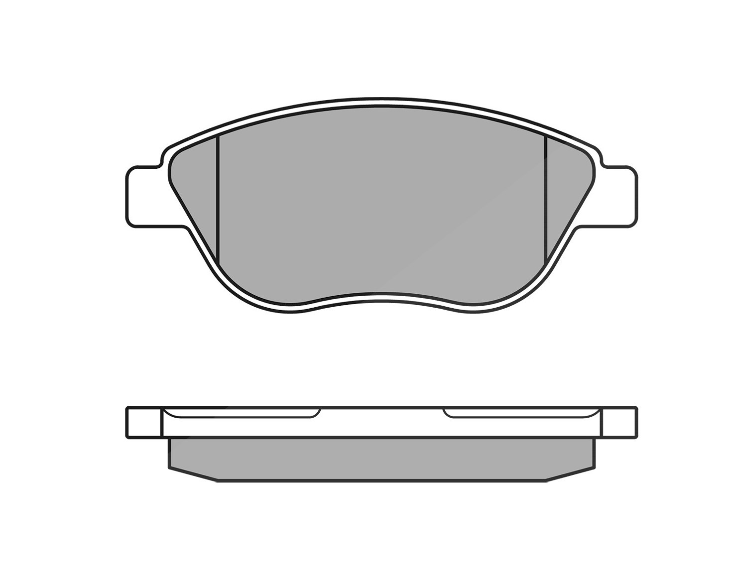 Meyle Bremsbelagsatz, Scheibenbremse [Hersteller-Nr. 0252370919/W] für Vauxhall, Abarth, Lancia, Fiat, Opel
