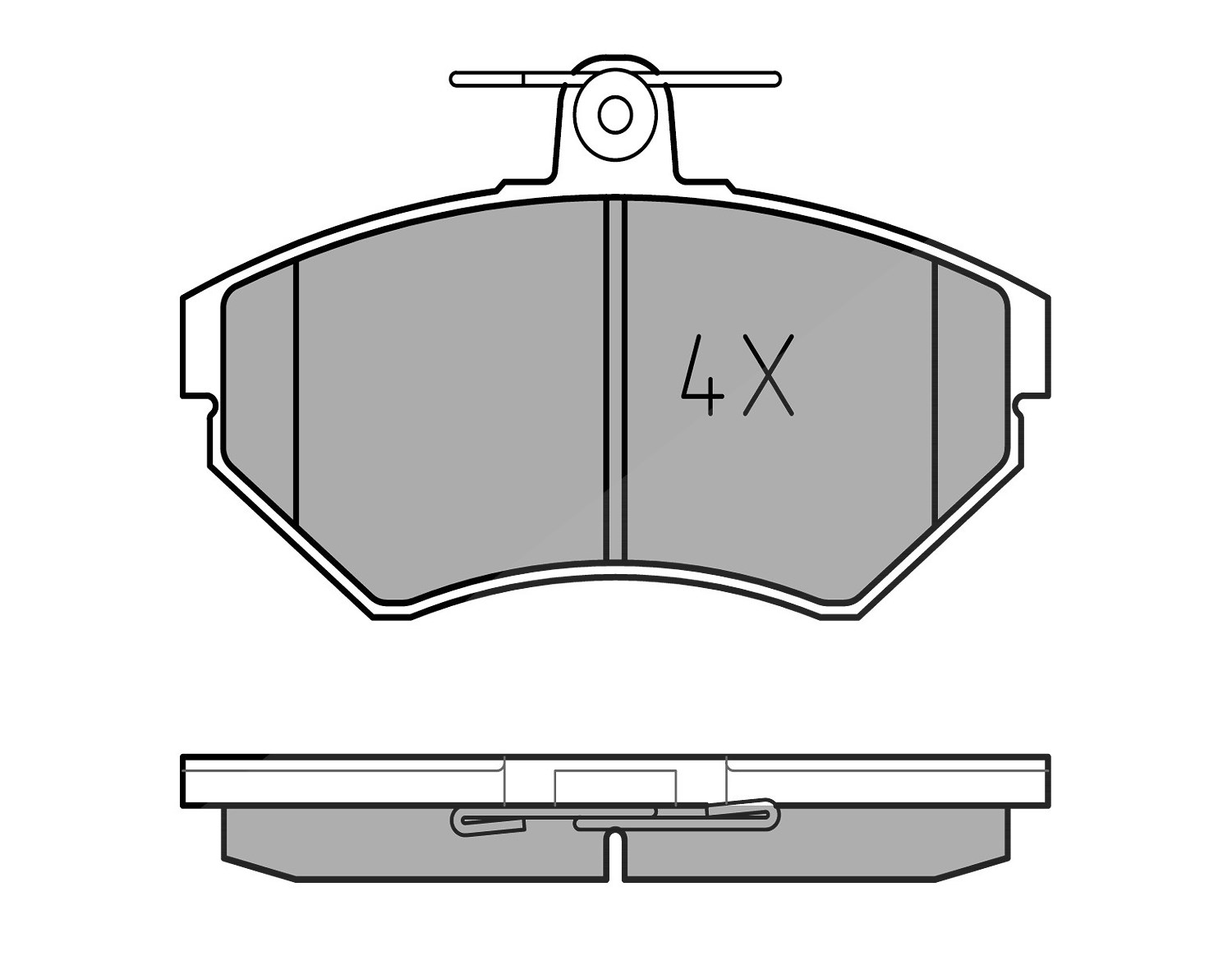 Meyle Bremsbelagsatz, Scheibenbremse [Hersteller-Nr. 0252194516/PD] für Seat, VW
