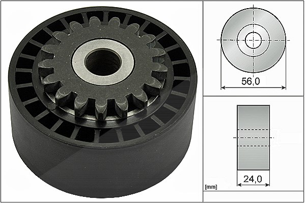 Schaeffler Ina Spannrolle, Keilrippenriemen [Hersteller-Nr. 531074410] für Renault, Dacia