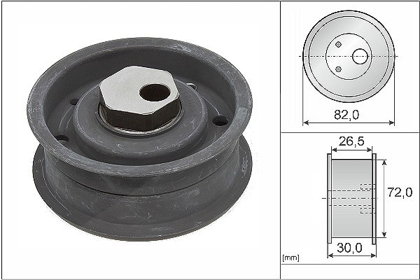Schaeffler Ina Spannrolle, Zahnriemen [Hersteller-Nr. 531030410] für Ford