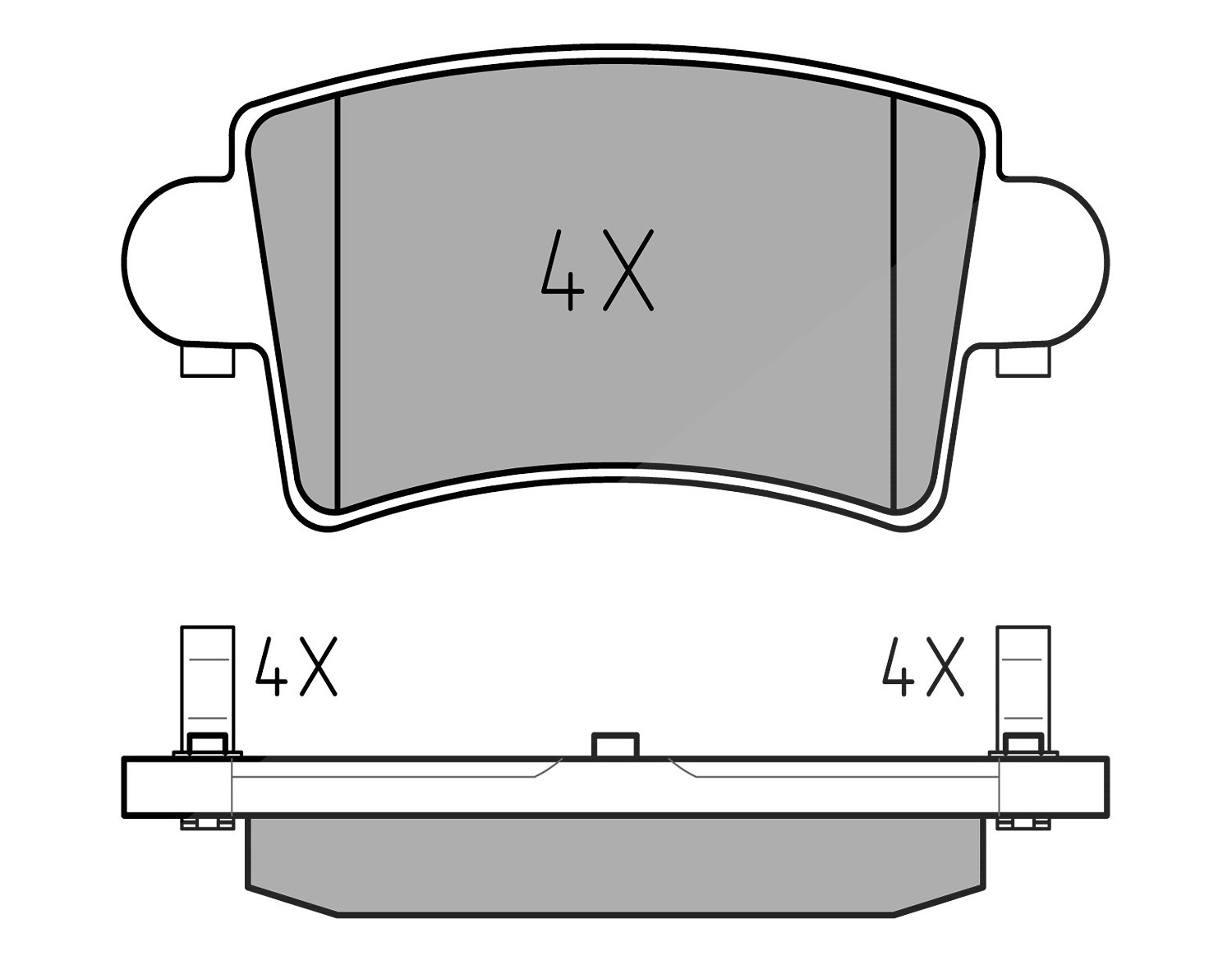 Meyle Bremsbelagsatz, Scheibenbremse [Hersteller-Nr. 0252366916] für Opel, Nissan, Renault, Vauxhall