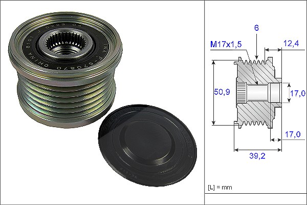 Schaeffler Ina Generatorfreilauf [Hersteller-Nr. 535024710] für Mazda