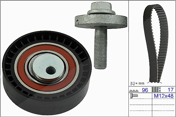 Schaeffler Ina Zahnriemensatz [Hersteller-Nr. 530060410] für Dacia, Lada, Renault