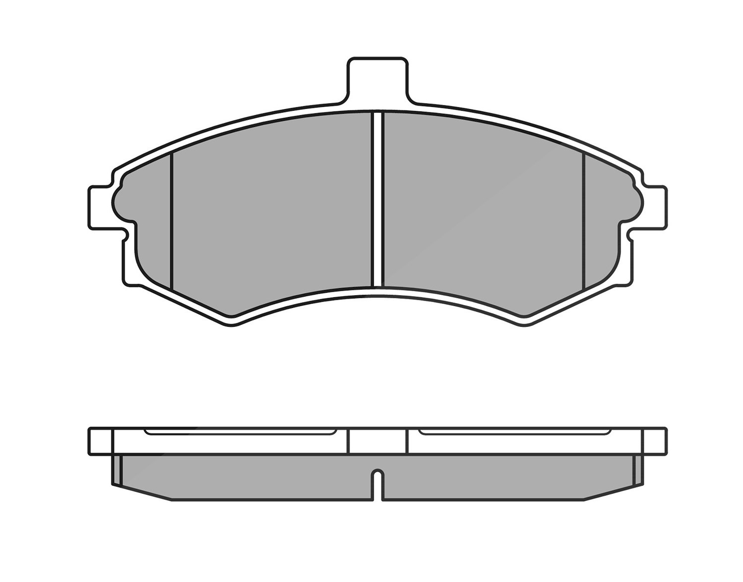 Meyle Bremsbelagsatz, Scheibenbremse [Hersteller-Nr. 0252403117/W] für Hyundai, Kia