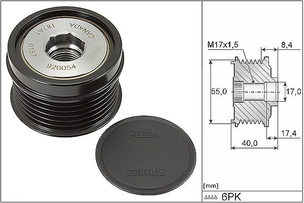 Schaeffler Ina Generatorfreilauf [Hersteller-Nr. 535031610] für Subaru