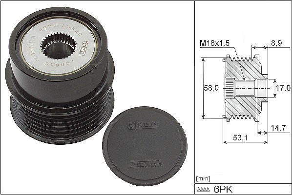 Schaeffler Ina Generatorfreilauf [Hersteller-Nr. 535032610] für Kia, Hyundai