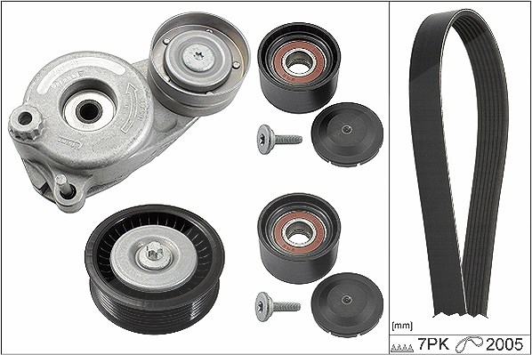 Schaeffler Ina Keilrippenriemensatz [Hersteller-Nr. 529016810] für Mercedes-Benz