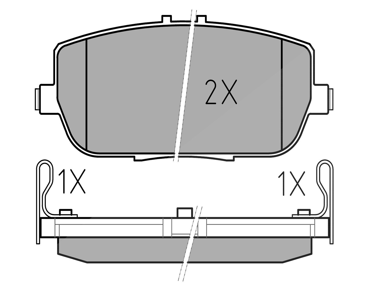 Meyle Bremsbelagsatz, Scheibenbremse [Hersteller-Nr. 0252429813/W] für Mazda