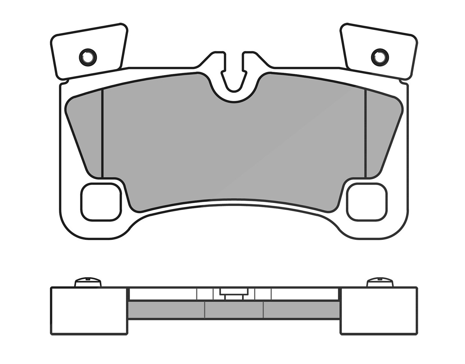 Meyle Bremsbeläge hinten (Satz) [Hersteller-Nr. 0252429616] für Porsche, Audi, VW