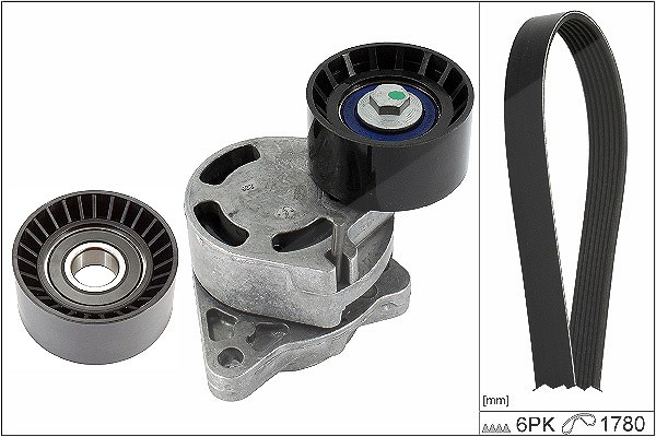 Schaeffler Ina Keilrippenriemensatz [Hersteller-Nr. 529013710] für Renault