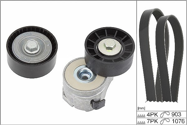 Schaeffler Ina Keilrippenriemensatz [Hersteller-Nr. 529038310] für Fiat