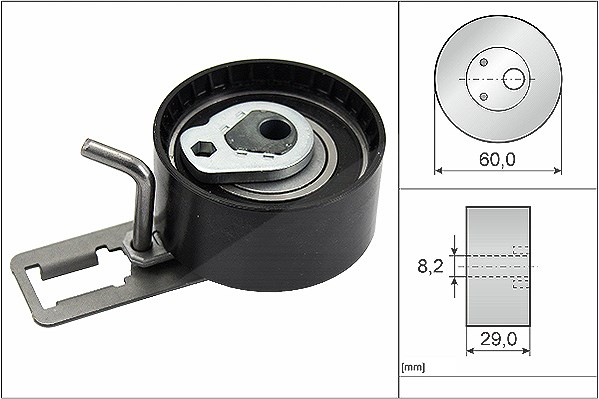 Schaeffler Ina Spannrolle, Zahnriemen [Hersteller-Nr. 531085010] für Ds, Mazda, Toyota, Ford, Mitsubishi, Volvo, Fiat, Citroën, Peugeot